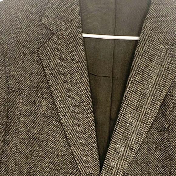 Larry Mahan’s Cowboy Collection Sport Coat Blazer 40R Mens Gray Tweed Ranch - Picture 4 of 12